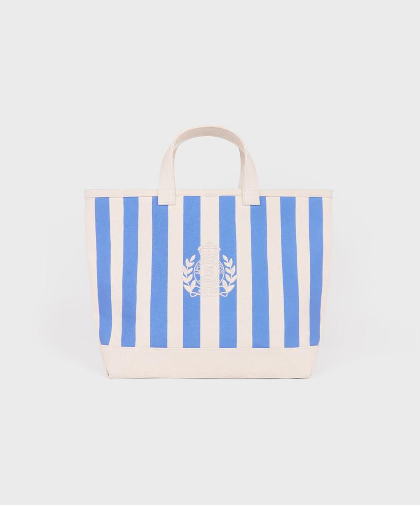 Sporty&Rich Ny Crest Beach Tote Bag - Natural/Soft R265Aob010