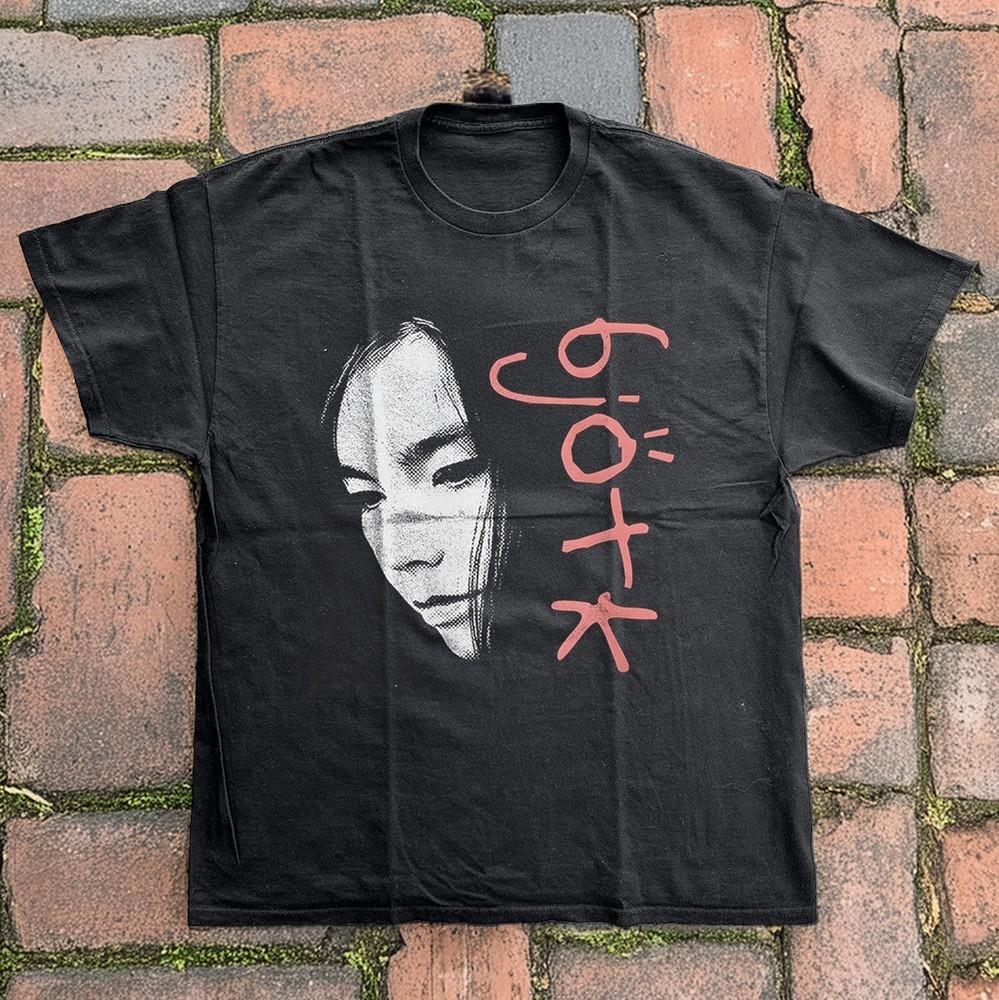 Футболка Bjork Ретро Футболка с логотипом Bjork 90-х Альтернативный Арт Поп Рубашка Унисекс Футболка