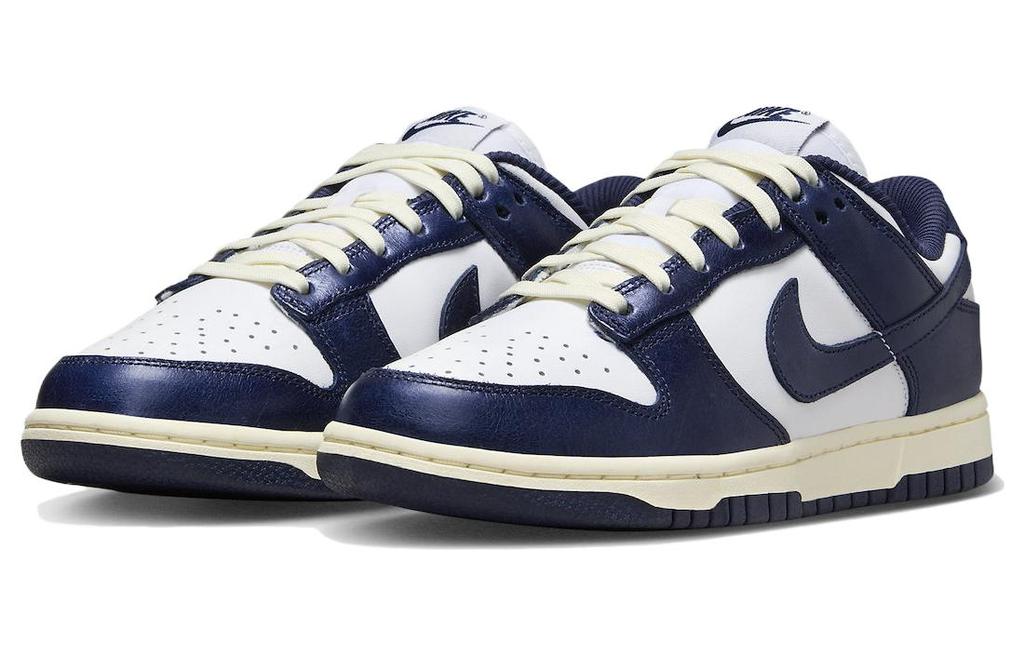 Nike Dunk Low 'Midnight Navy White' Женские FN7197-100