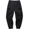 Outdoor Series Comfortable Casual Simple Loose Fit Drawstring Sports Long Pants Men Bottoms Basic-Black 152446502N-3