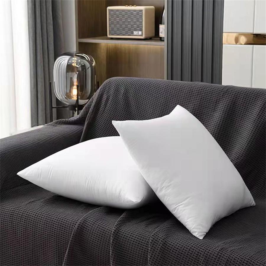 Классическая подушка 45x45 см, однотонная, мягкая, для головы, наполнитель - ПП хлопок, забавная, для здоровья, индивидуальная набивка для подушки