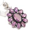 Pink Kunzite Handmade 925 Sterling Silver Jewelry Pendant 1.77" G4E32
