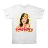 Мужская футболка Katy Perry Kitty Mask 09 Tour Белая Унисекс