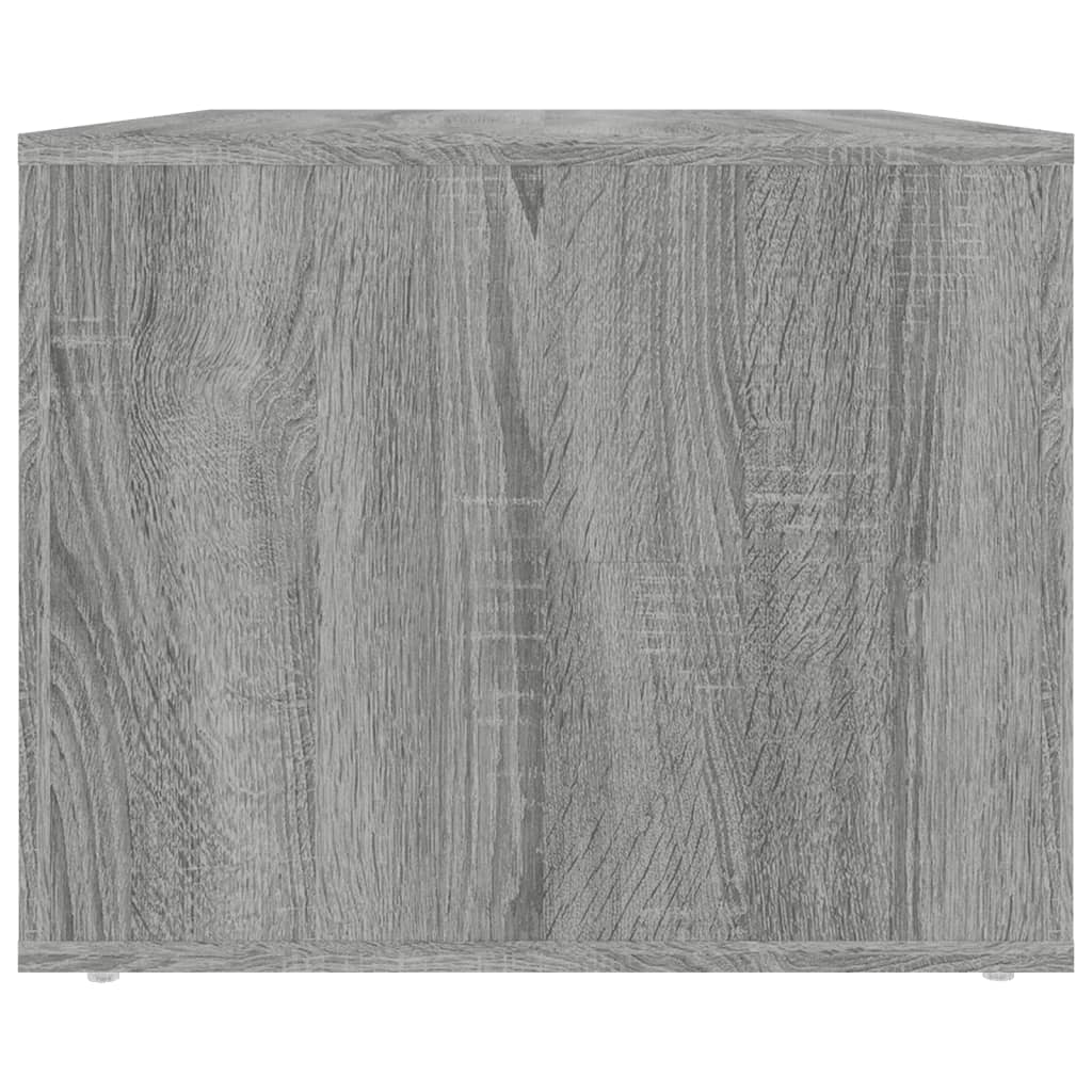 Coffee Table Gray Sonoma 80 x 50 x 40 cm Particleboard