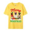 Christmas Pug Dog Merry Woofmas Dog Lover Tshirts Cotton Men Tees Printed T Shirts Preppy Style Funny Tshirts