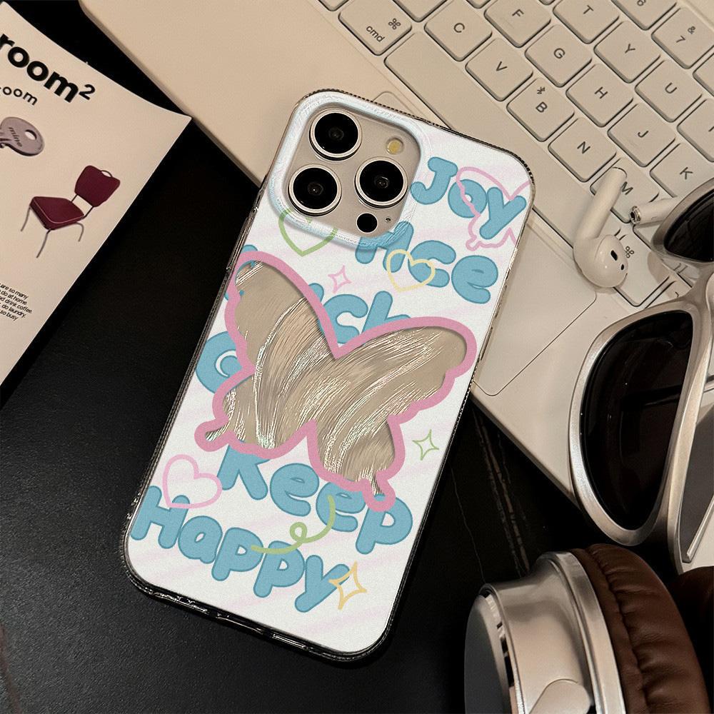 Чехол для телефона Feather Luster для Samsung A53 A14 A33 A12 A32 S24 S23 Plus S20 S21 FE для iPhone 17 15 16 13 Pro 17 16 Pro Max Чехол для телефона с бабочкой и бантом