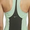Nike Dri-Fit Luxe Ribbed Breathable Tank Top Women Tops Green DM7005-379
