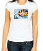Michelangelo Creation Adam Hand The Simpsons Women 3/4 Short Sleeve TShirt H500