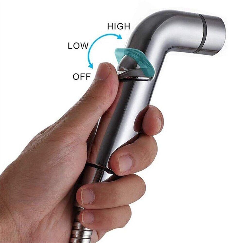 Cleaning No Splashing Easy Control Hand Shower Handheld Spray Shattaf Shower Toilet Bidet Sprayer