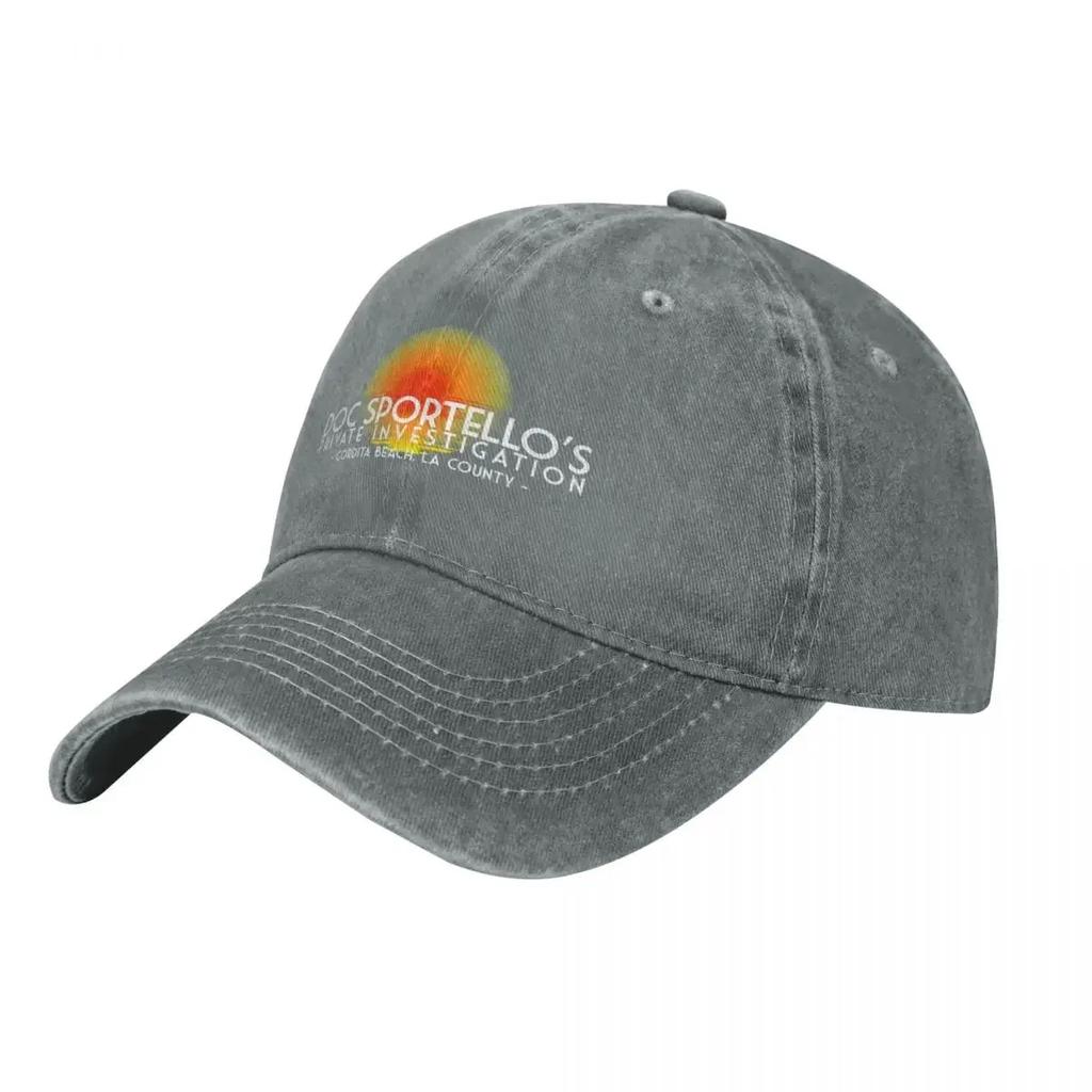Doc Sportellos Private Investigations Baseball Cap fishing hat Sun Cap Christmas Hat Funny hats Hats For Women Unisexs