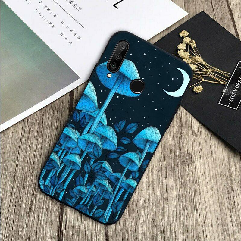 Странный психоделический гриб для Huawei Nova Y72 Y73 Y90 Y70 Y60 Y91 Y61 12s 12i 11i 8i 9 10 SE P40 Lite P60 P30 Pro Чехол