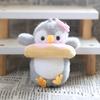 Doll Pendant Keychain Penguin Design Bright Colors Keyring Pendant Easy To Find Keys Fine Sewn Keychain Charm