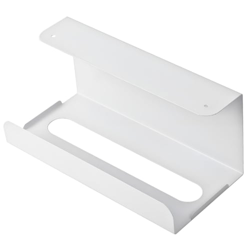 Держатель кухонной бумаги Charmoon, Держатель бумажных полотенец, Держатель салфеток, Подвесной, Настенный, для кухни, ванной комнаты, полка под стол (белый)
