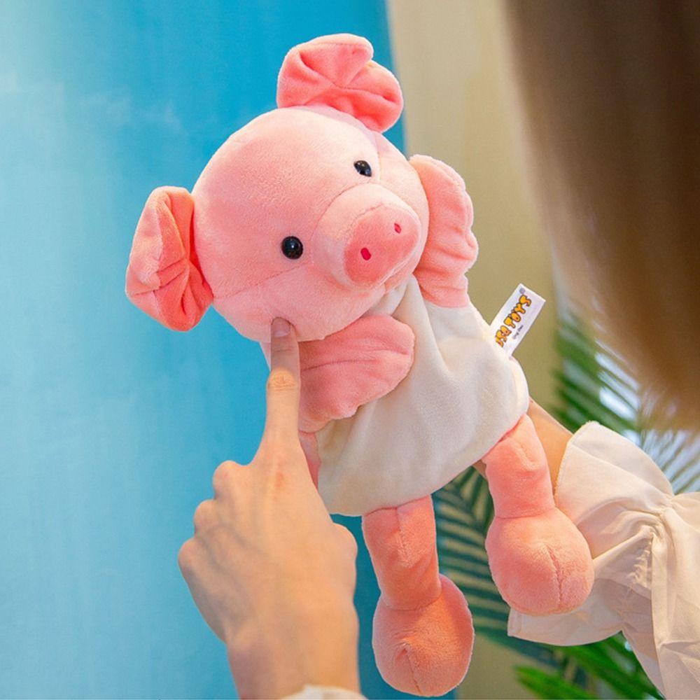Glove Stuffed Animals Children Puppets Animal Hand Puppet Kindergarten Story Props Plush Hand Doll