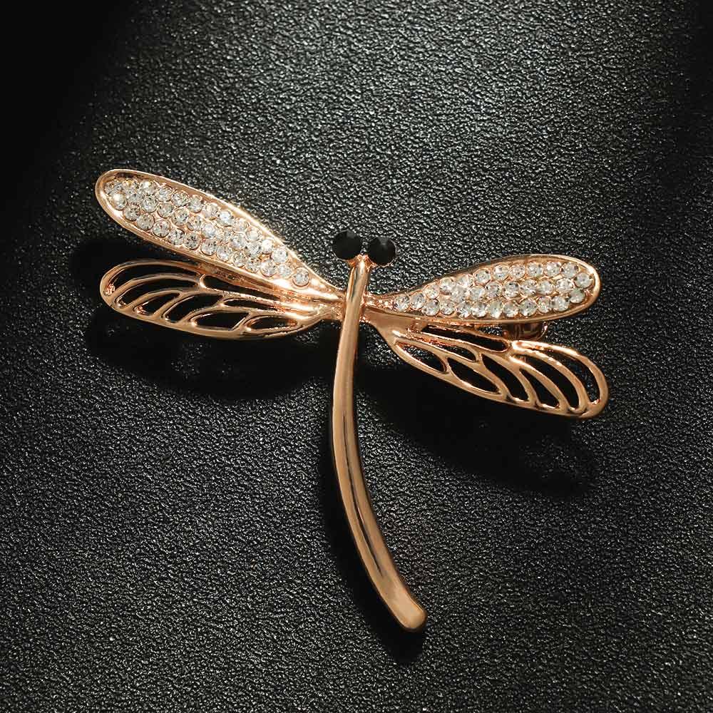 Милые женские стрекозы насекомые модные украшения лацкан шарф булавка брошь подарок