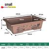 Extra Large Rectangular Faux Zisha Bonsai Pot with Water Absorbing Rockery Stone
