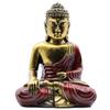 Buddha Statue Large Red and Gold Resin