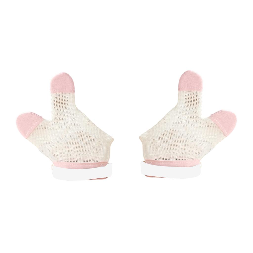 Перчатки для сосания большого пальца, перчатки для кормления ребенка, дышащие протекторы для пальцев и большого пальца, которые предотвращают сосание детьми большого пальца.