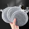 20/1PCS Double-side Dishwashing Sponges Silver Wire Cleaning Sponge Pot Dish Wash Sponge Oil Removal Scouring Pads for Kitchen Cleaning