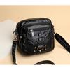 Soft Leather Small Bag, Ladies' Casual Shoulder Crossbody Bag, Mobile Phone Bag, Mini Small Bag