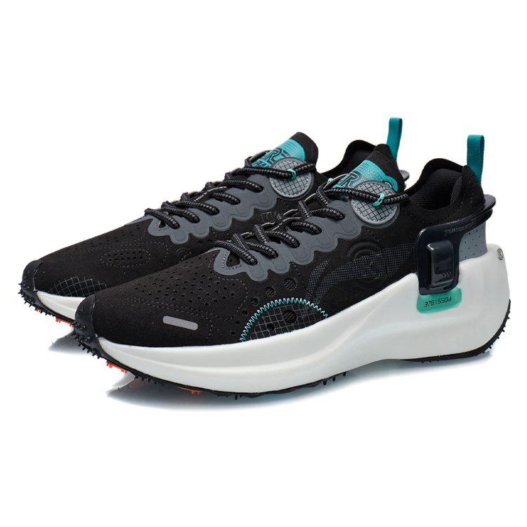 Мужские беговые кроссовки Li Ning Ranger, низкие, Черный/Темно-серый Железный/Белый ARYR063-2