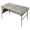 Уличный складной стол 2 высоты для семейного размера, Стол, Регулируемый, 120X60см, Кемпинг, Пикник, Досуг, Алюминий,