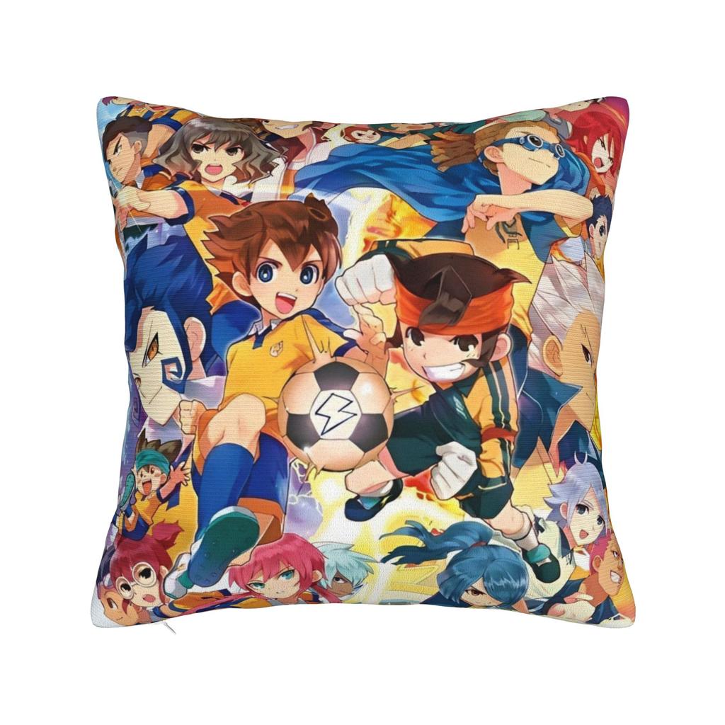 Inazuma Eleven Anime Game Pillowcase Soft Polyester Cushion Cover Gift RPG Cartoon Throw Pillow Case Cover Sofa Square