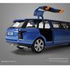 Масштаб 1/32 Land Range Rover, удлиненная литая под давлением модель автомобиля, игрушечный автомобиль со звуком и светом для детей, коллекция подарков для мальчиков и девочек