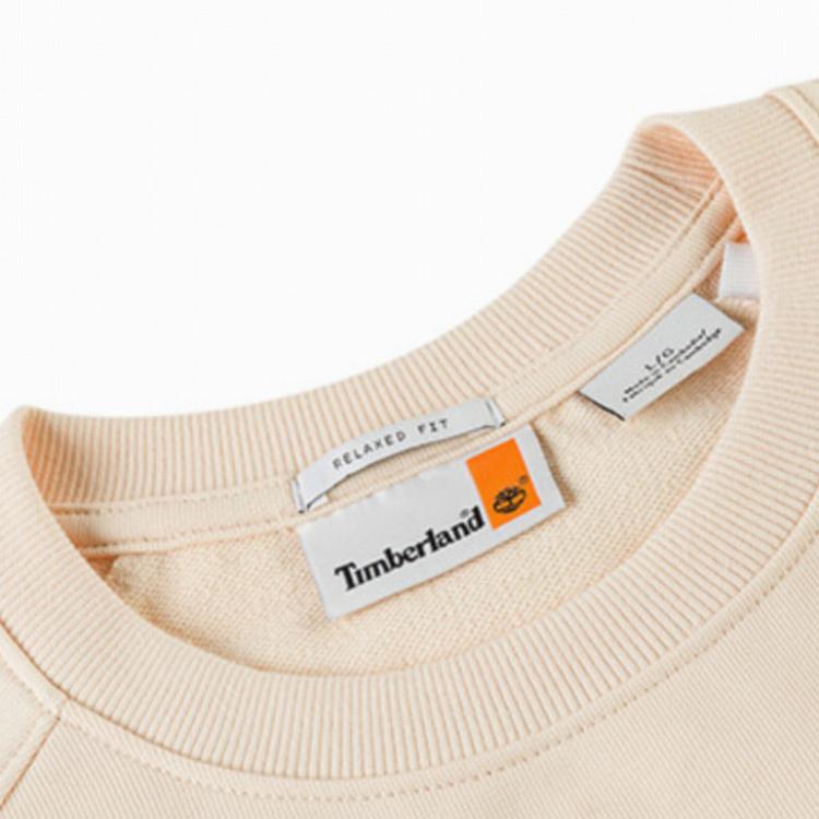 Timberland Повседневная толстовка с круглым вырезом и длинными рукавами, унисекс, дымчато-белая A2R18-V04