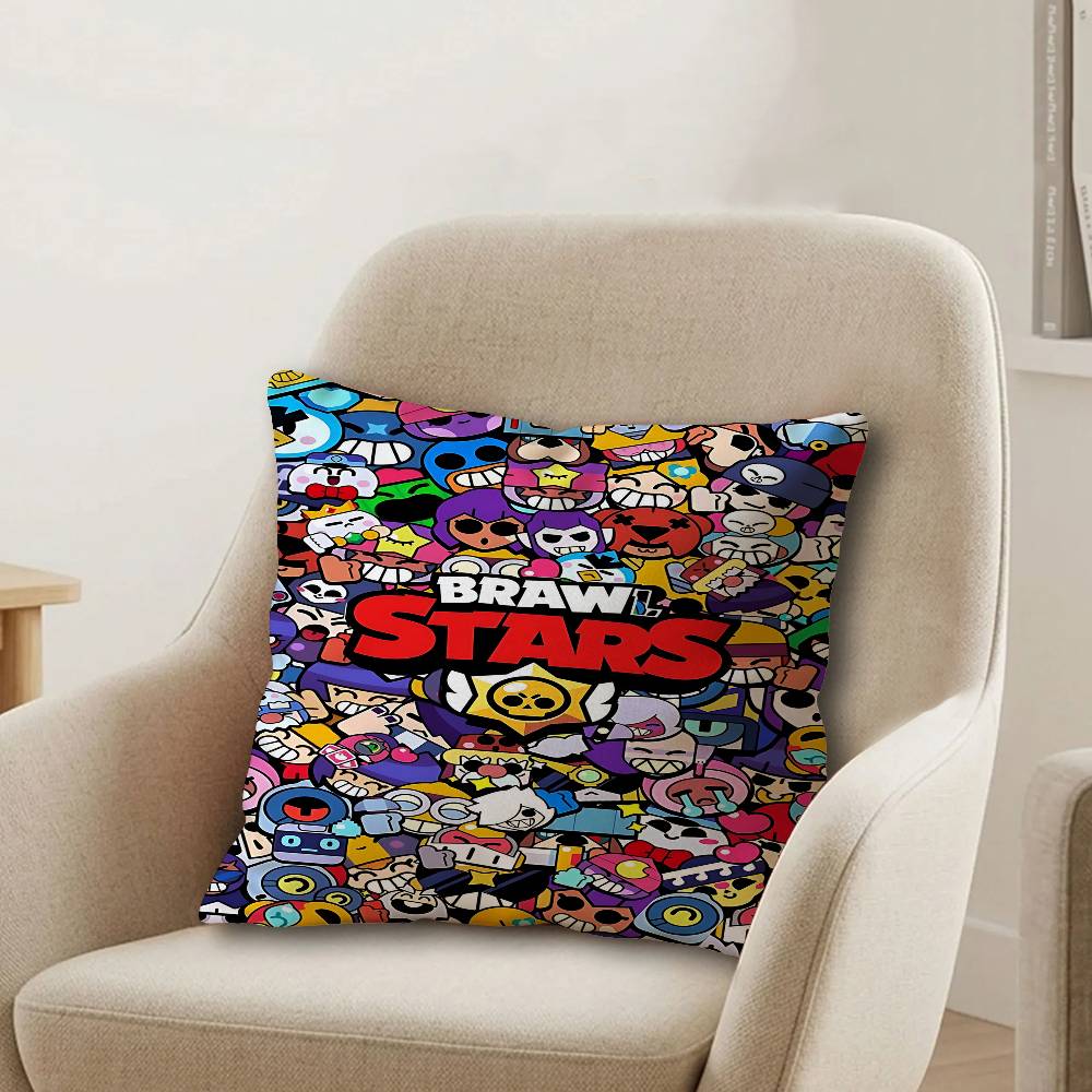 Hot Anime BBrawlS Game Sstars Lucky Dragon pillow cover sofa cushion cover home room decoration children gift