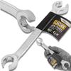JCB 19x22mm Split Ring Spanner 2-sided Cr-V 6-point