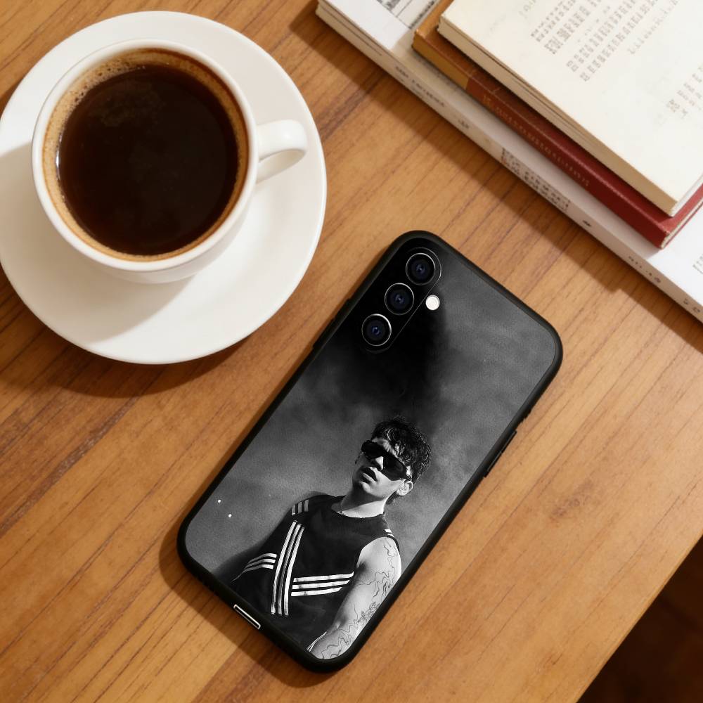 Rapper Nsqk Phone Case For Samsung Galaxy A73,A72,A71,A70,A53,A52,A51,Others Soft Black Cover