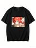 Ikuyo Kita Casual Resting Bust Anime Frame Graphic Crew Neck Short Sleeve Comfortable Unisex And Unisex Tshirt