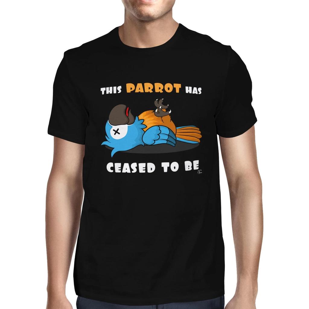 1Tee Mens This Parrott Has Ceased To Be T-Shirt
