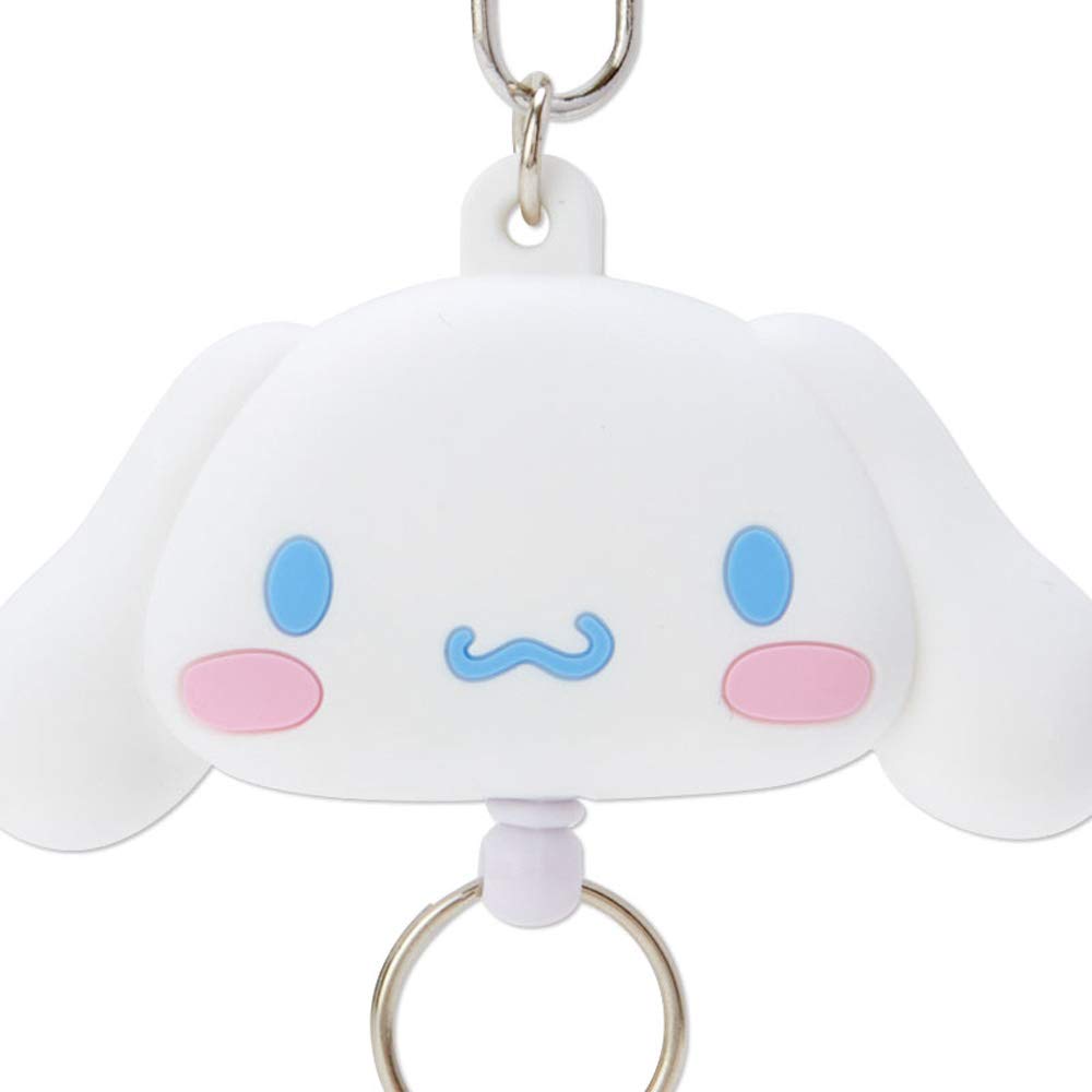 Sanrio Киннаморолл Катушка 189618 Брелок в форме лица, Белый,