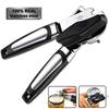 Heavy Duty Stainless Steel Can Opener Beer Bottle Opener Non-Slip Handle Kitchen Utensils Large Can Opener For Restaurants
