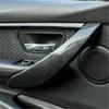 2pcs Bright Carbon Fiber Style Car Front Door Handle Cover For BMW 3 4 F30 F31