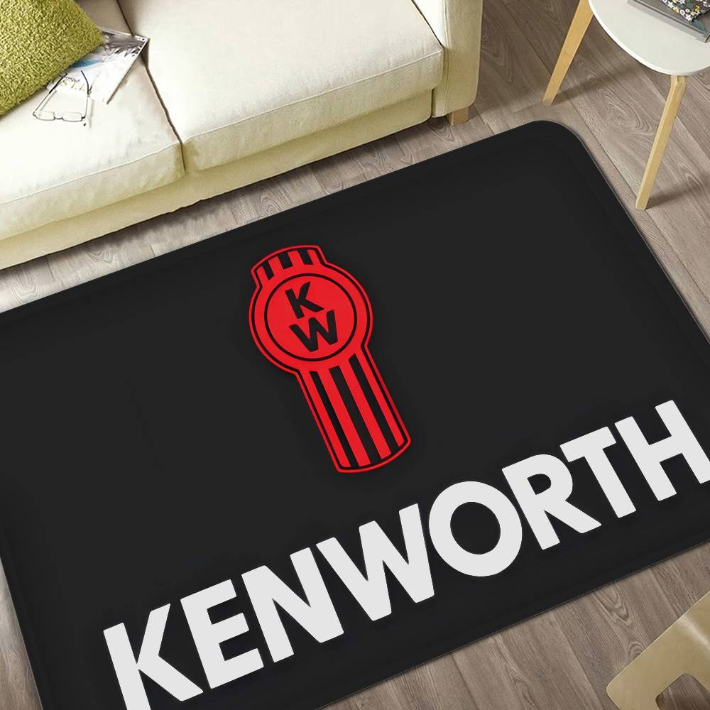 K-Kenworth Логотип Грузовика Коврик для Пола Прямоугольный Противоскользящий Домашний Мягкий Коврик для Ванной Передняя Дверь Внутренний Наружный Коврик Приветственный Коврик
