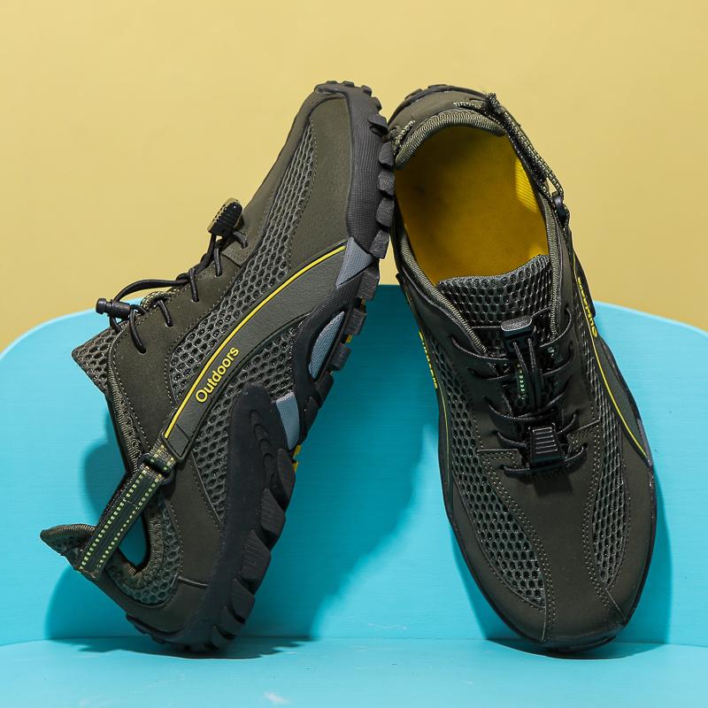 Comfortable Men Casual Shoes Breathable Mesh Summer Shoes New Non-slip Lightweight Sneakers Man Quick Dry Wading Aqua Footwear