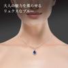 From New Necklace for Women Sapphire September Birthstone Platinum Processed Present Women [Gift York]