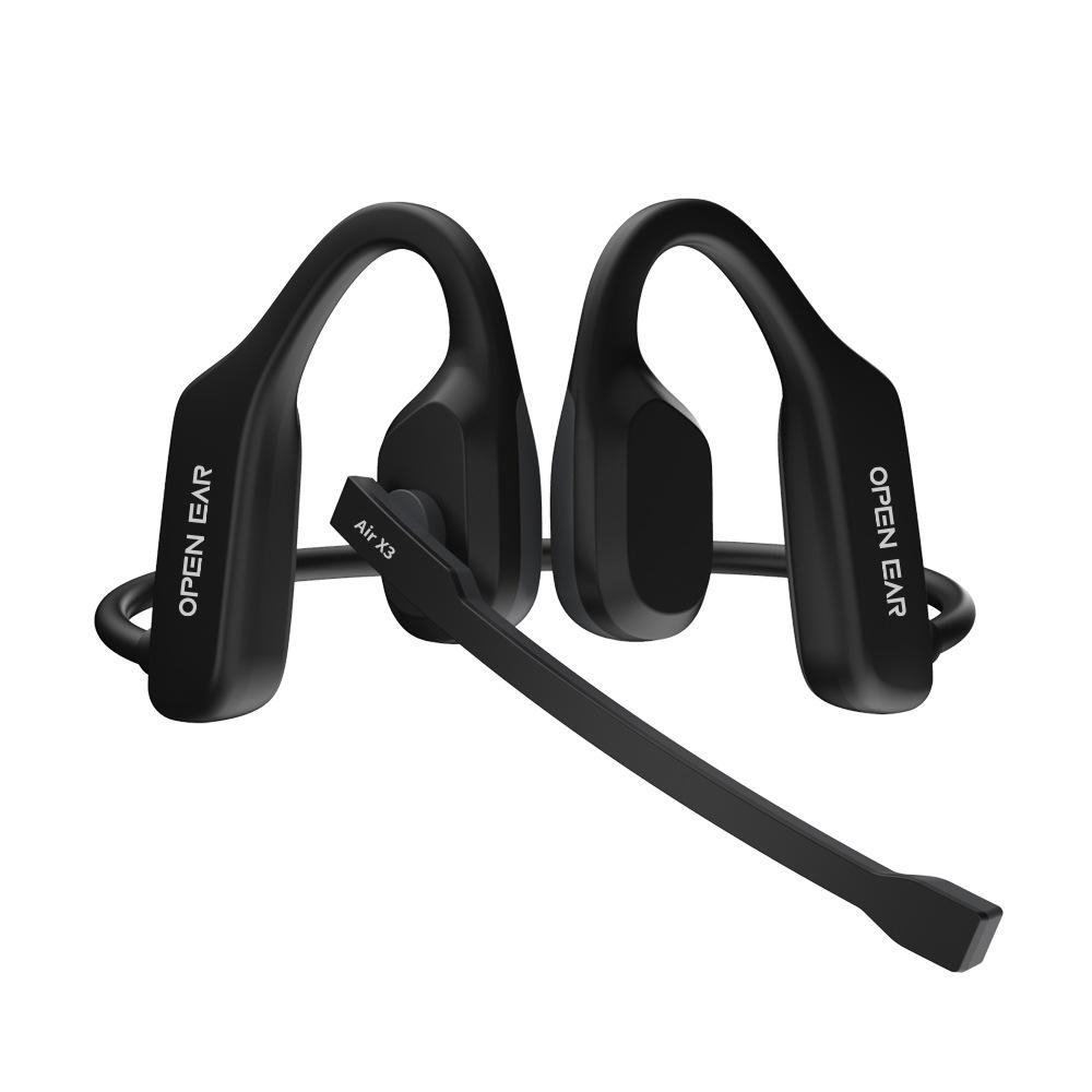 Bluetooth-гарнитура для водителей, спортивные беспроводные наушники со съемным микрофоном-стрелой, кнопкой отключения звука, Bluetooth-наушники с открытым ухом