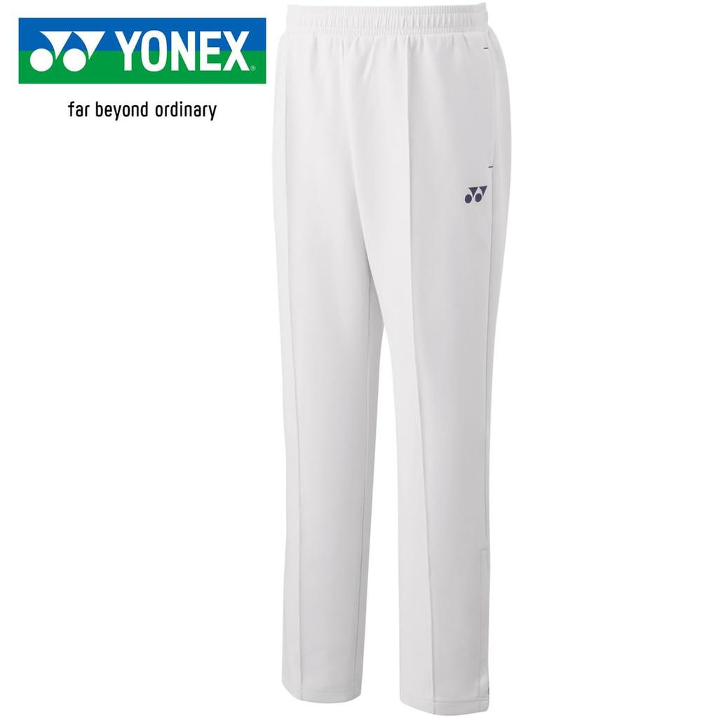 YONEX Long White Pants, Sweatpants, (011)