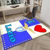 Lazio Football Club Emblem Area Rug Office rug, Chair Rug, Decor Carpet Livingroom bedroom Mat, Large Size Fan gifts Christmas gifts