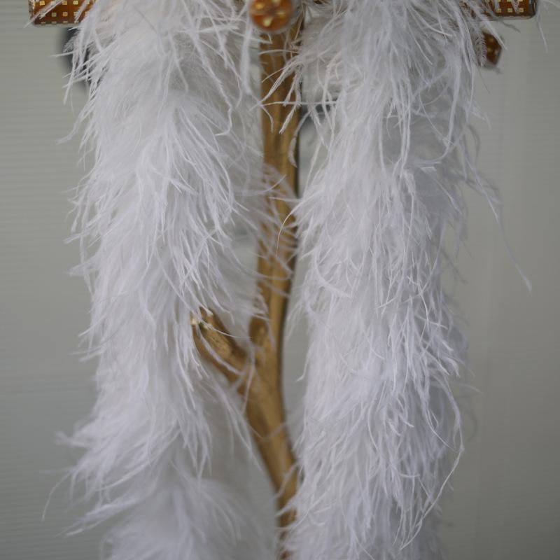 5 Layers Ostrich Top Encryption Thickened Feather Fleece Strip Catwalk Show Costume Decorative Ostrich Feather Strip