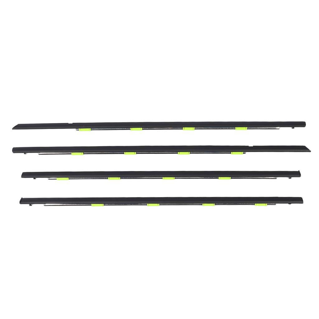 4 Pcs Car Door Window Weatherstrip Leakproof Windproof Reduce Noise 72410 S04 003 for Civic DX 4D 1996 To 2000
