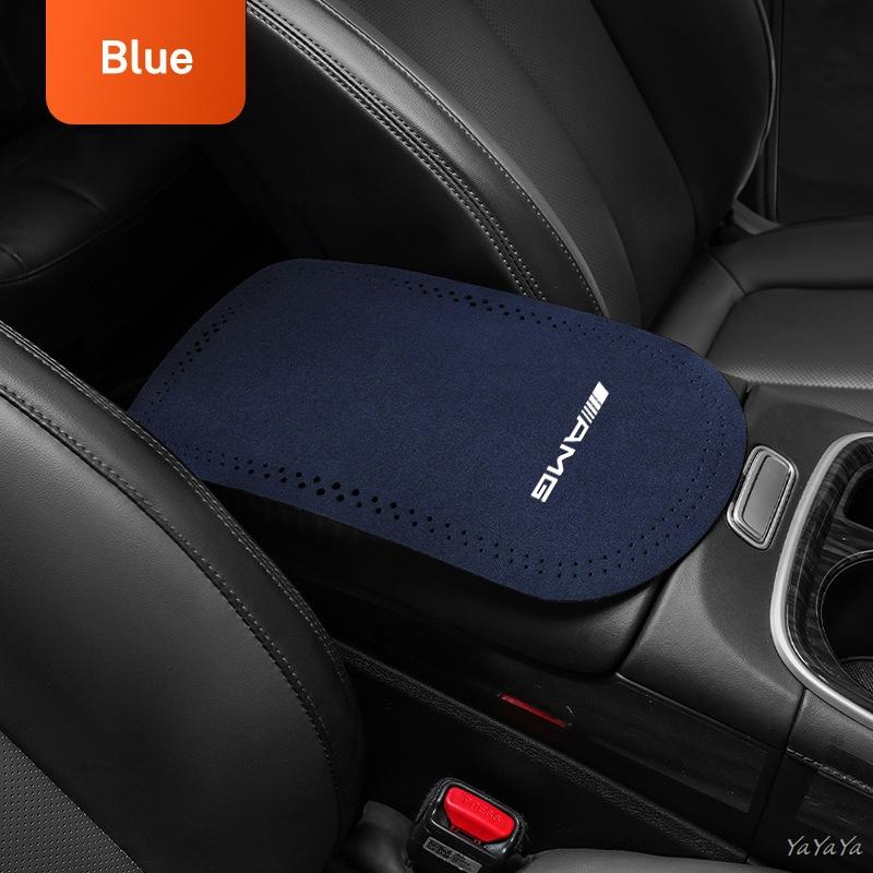SFX1 Fashion Suede Car Armrest Box Pad Armrest Protection Cushion Cover For Benz AMG W204 W205 W203 W211 W212 W213 W201 W210 Stickers