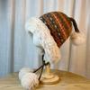 Winter New Style Velvet Warm Ear Protection Lei Feng Hat Fur Ball Pullover Hat Fashionable Korean Style Knitted Wool Hat for Women