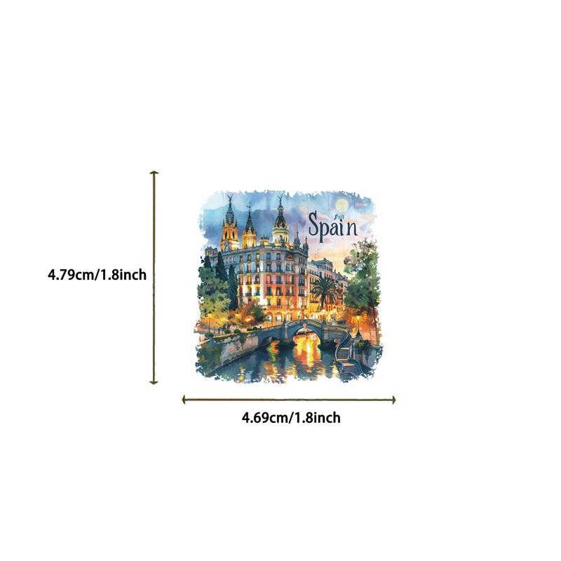 50PCS Cartoon City PET Sticker Aesthetic Decoration Scrapbooking Korean Stationery DIY Hand Accounting Tools Supplies