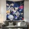BlueLock Wall Tapestry Aesthetic Wall Hanging Printed Fabric Blanket Decorative Tapestries for Bedroom Living Room Home Decor