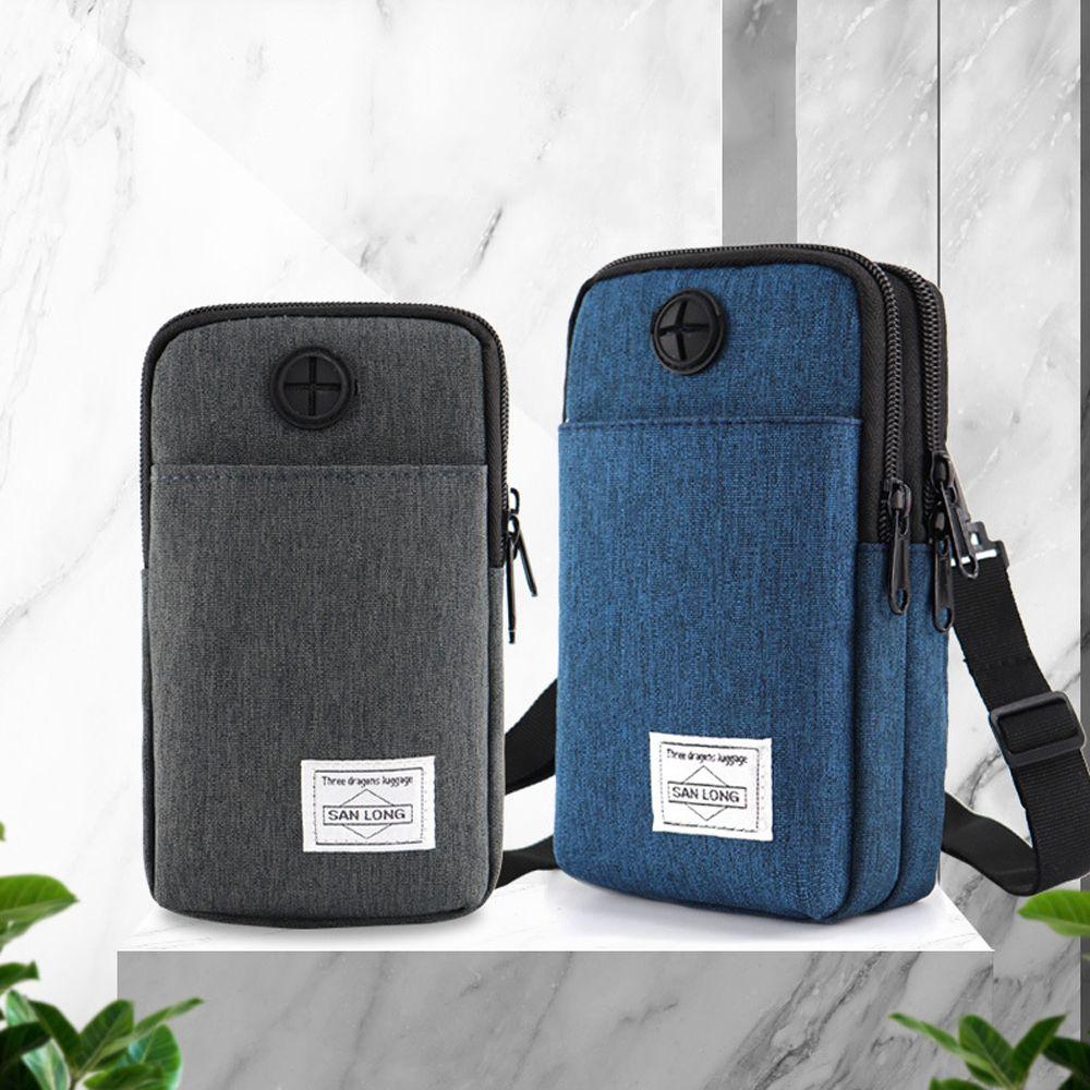 Phone Pouch Single/Double Layer Men Phone Pouch Belt Waist Bag Waist Fanny Pack Mobile Phone Bags